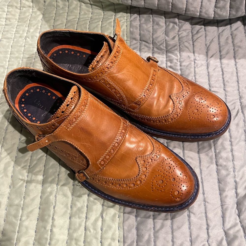 Cole Haan Air Giraldo Wingtip Double Monk, Size 11